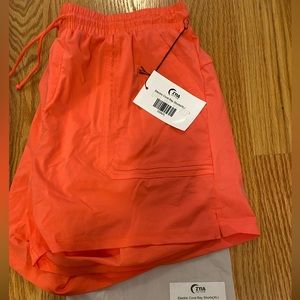 New Zyia Active Electric Coral Bay Shorts size XL